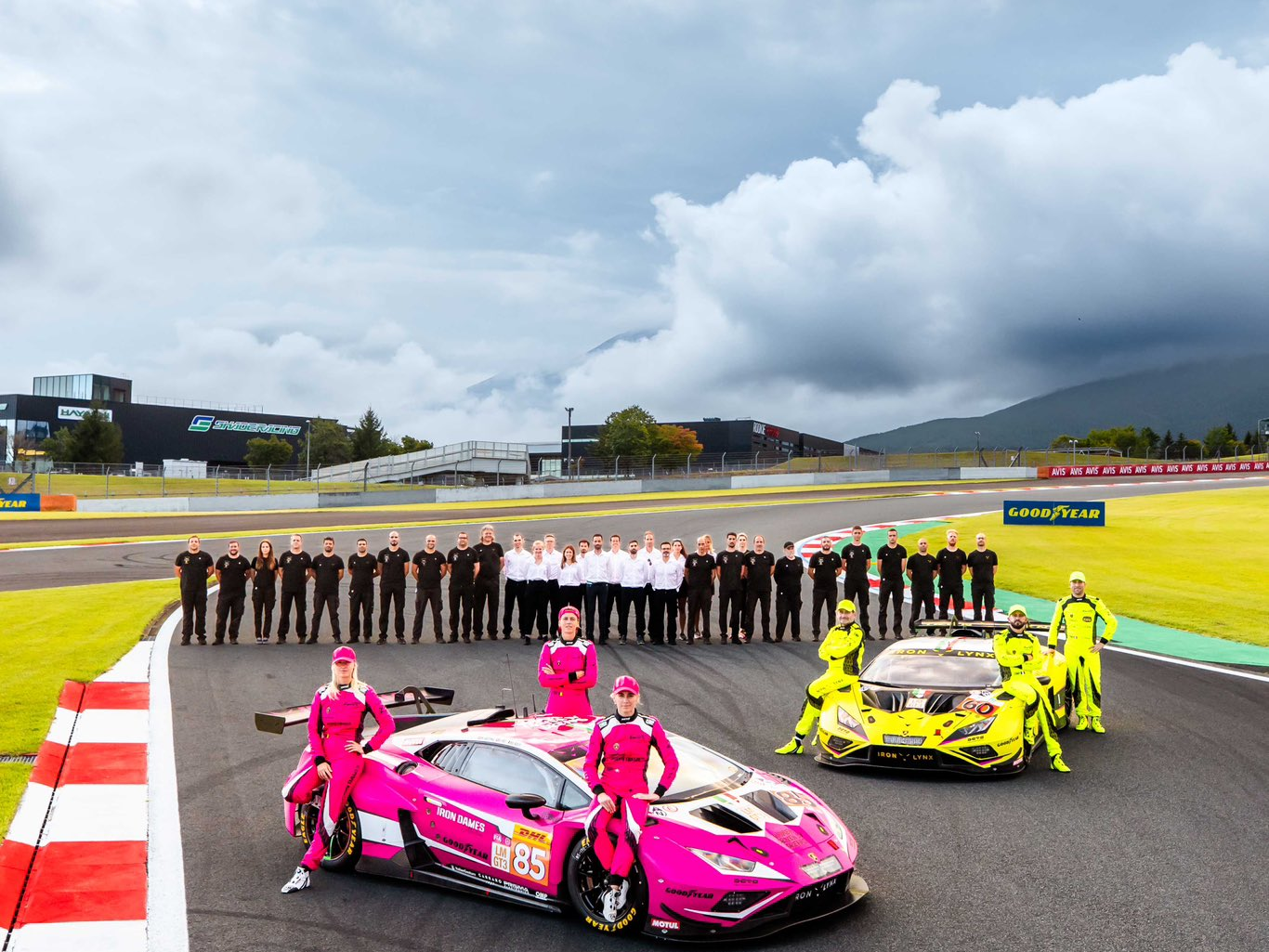 Iron Lynx attempt the classic Mount Fuji location shot only to be foiled by clouds (Photo credit: Iron Lynx). 