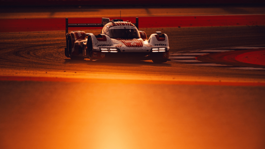 The #6 Porsche 963 Hypercar rounds a corner during the Prologue at Qatar (image credit: Porsche Motorsport)